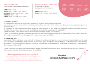 Cours PILATES