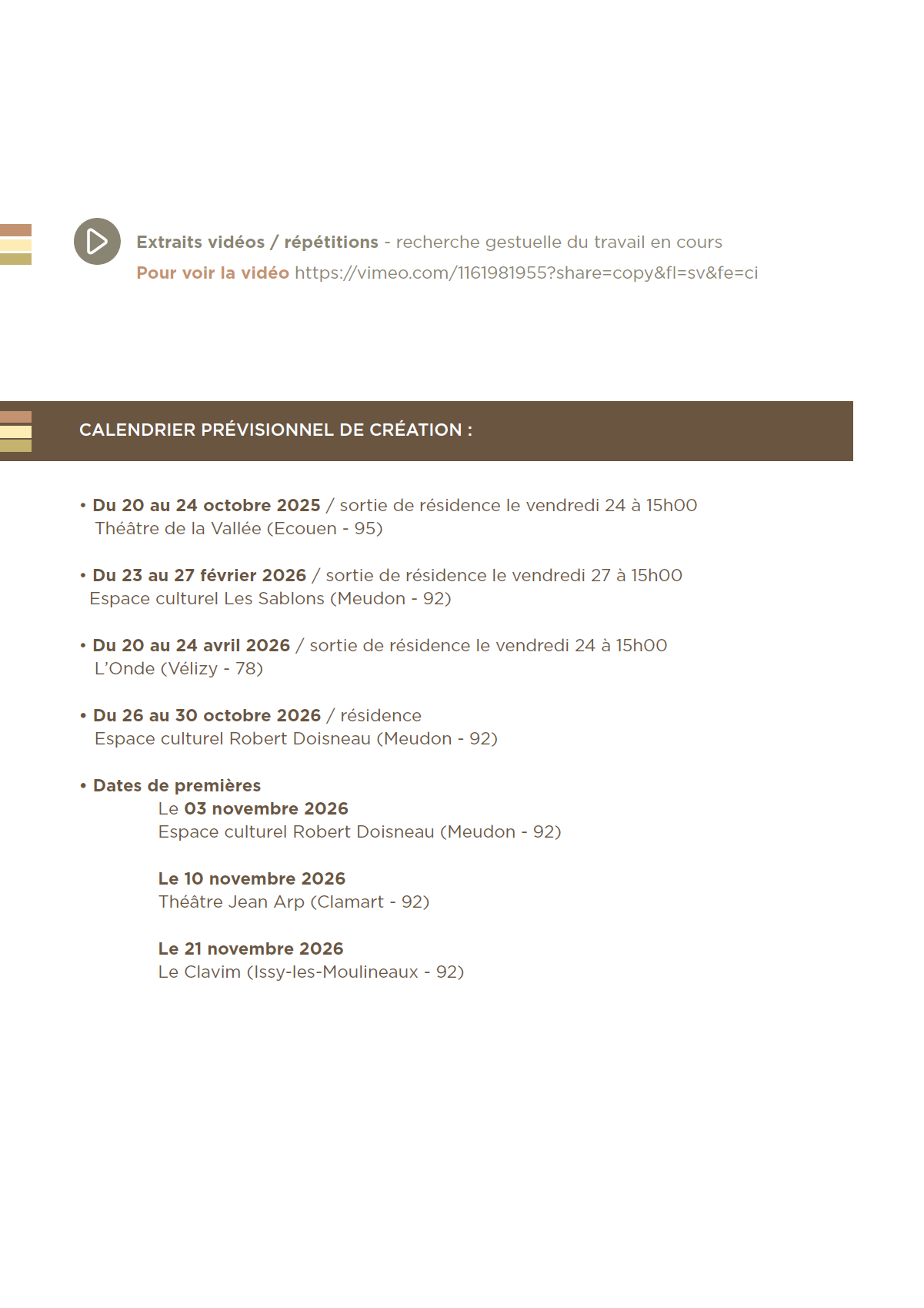 Spectacle • D'UN CORPS À L'AUTRE • Page 8