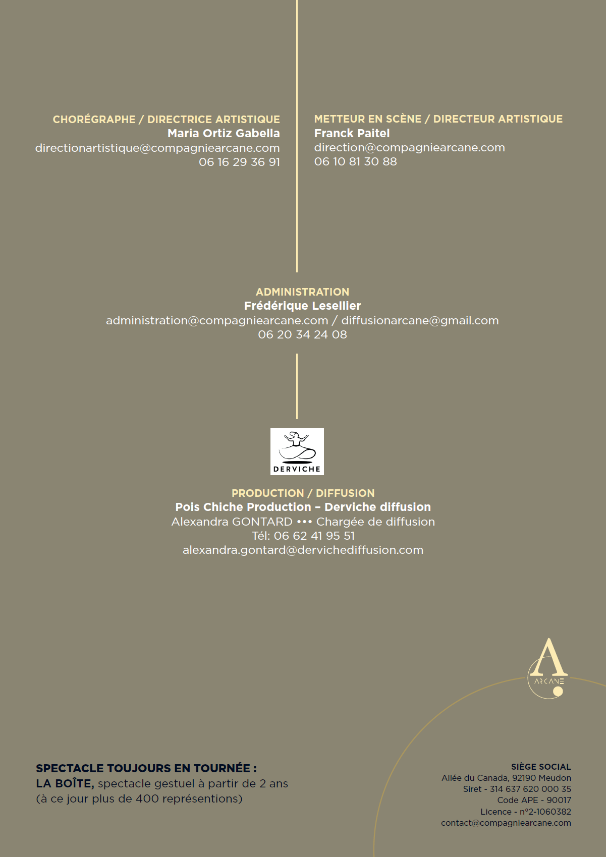 Spectacle • D'UN CORPS À L'AUTRE • Page 11